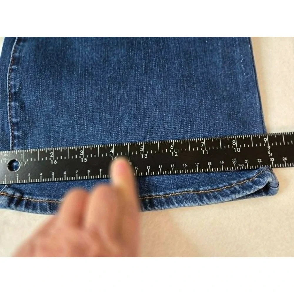Levis 515 Bootcut Jeans Womens 12M Dark Wash Stretch Denim‎ Mid Rise 34x29